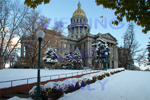 Colorado State Capitol in Winter